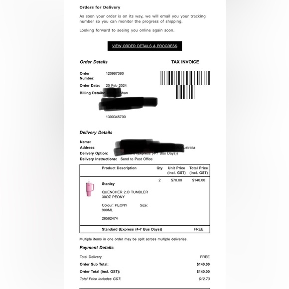 Stanley Quencher 2.0 Tumbler in Peony - Picture 9 of 9